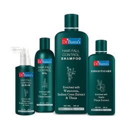 Dr. Batras Hair Fall Control Serum + Conditioner + Hair Oil + Hair Fall Control Shampoo-20