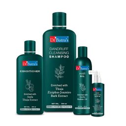 Dr. Batras Hair Vitalizing Serum + Dandruff Cleansing Shampoo + Hair Oil + Conditioner-54