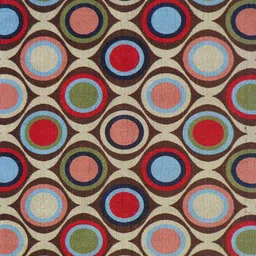 Status Multicoloured Printed Nylon Anti-Skid Taba Carpet-44