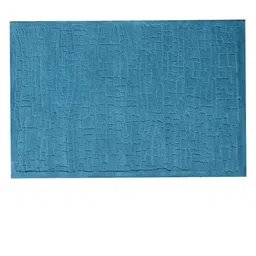 PRESTO Blue Abstract Hand Tufted Wool Carpet image 1