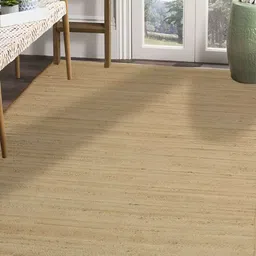 COMFIDELITAS Beige Solid Anti Skid Carpet-10