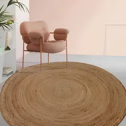 COMFIDELITAS Beige Solid Anti Skid Carpet-21