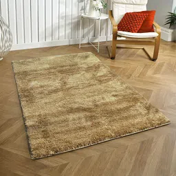 LUXEHOME INTERNATIONAL Yellow Solid Anti-Skid Rectangular Carpet-image-71