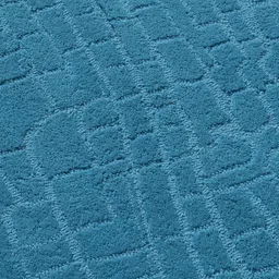 PRESTO Blue Abstract Hand Tufted Wool Carpet image 3