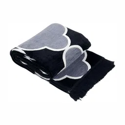 ZESTURE Black & Grey Abstract Printed Carpet image 2