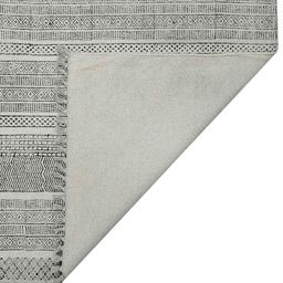 saraswatii global Charcoal Geometric Hand-Tufted Carpets image 4
