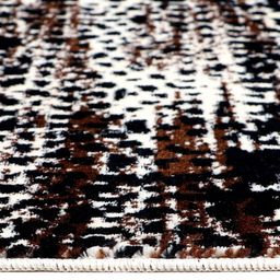 MODEFE Black & White Abstract Anti-Skid Rectangular Carpet image 5