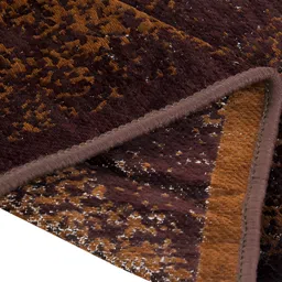 ZESTURE Brown Abstract Printed Carpet image 3