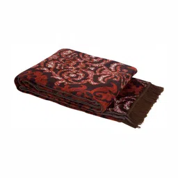 ZESTURE Red Abstract Printed Carpet image 4