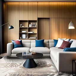 Sapana Carpet-Mats Brown & White Abstract Printed Rectangular Carpet-1