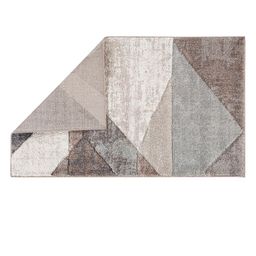 Sapana Carpet-Mats Grey & Brown Geometric Printed Rectangle Carpet image 5
