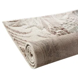 Sapana Carpet-Mats Brown & White Abstract Printed Rectangular Carpet image 5