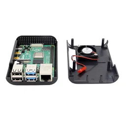 Raspberry Pi 4 Black Compact ABS Case image 3