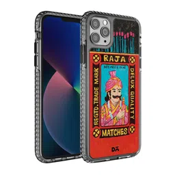 DailyObjects Black & Red Raja Matchbox Stride 2.0 iPhone 11 pro Back Case-30