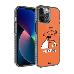 DailyObjects Orange & White Printed iPhone 12 Pro Back Case-2