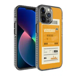 DailyObjects Orange & White Printed  iPhone 12 Pro Back Case-1