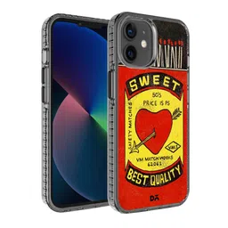 DailyObjects Red & Yellow Printed iPhone 12 Mini Phone Case-13