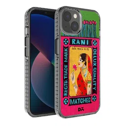 DailyObjects Green & Pink Rani Matchbox iPhone 13 Back Case-5