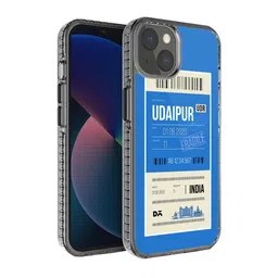 DailyObjects Blue Udaipur City Tag Stride iPhone 13 Back Case-21