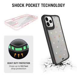 DailyObjects White & Red Printed iPhone 11 Pro Back Case image 3