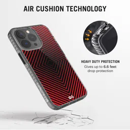 DailyObjects Rhombus Red Stride 2.0 Case Cover For iPhone 13 Pro image 3