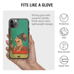 DailyObjects Green & Red Rajput Printed iPhone 11 Pro Back Case image 4
