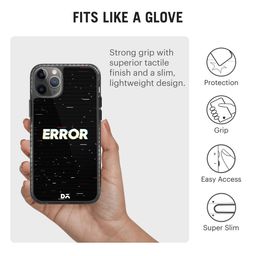 DailyObjects Black & White Printed ERROR iPhone 11 Pro Phone Case image 4