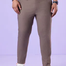 Big Hello - The Plus Life Men Regular Fit Mid-Rise Cotton Chinos Trouser-image-78