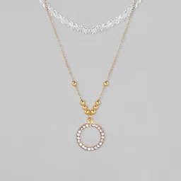 TOKYO TALKIES X rubans FASHION ACCESSORIES Gold & White Handcrafted Chain image 3
