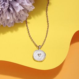 AMI Gold-Plated Contemporary Bohemian Pendant & Chain-91