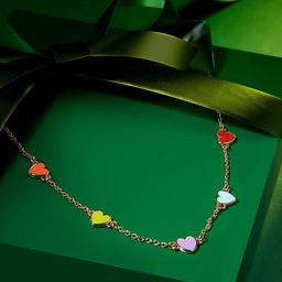 Zaveri Pearls Gold-Plated Contemporary Chain-68
