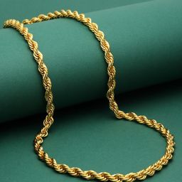 Sanjog Men Gold-Plated Antique Chain-13