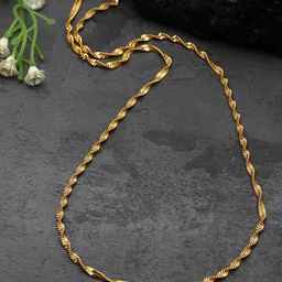 Sanjog Men Gold-Plated Antique Chain-picture-9