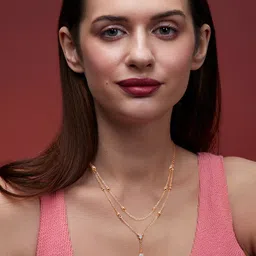 MINUTIAE Brass Gold-Plated Handcrafted Necklace-image-58