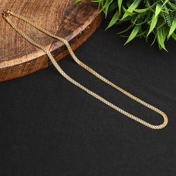 AanyaCentric Set Of 2 Silver-Plated Beaded Anklets With Gold-Plated Chain-image-82