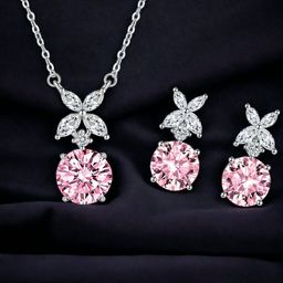Designs & You Silver-Plated CZ-Studded Round Shaped Jewellery Set-image-77