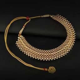 KARISHMA KREATIONS Gold Plated Beaded Necklace-image-39