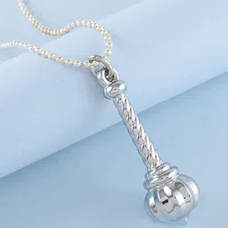 MEMOIR Silver-Plated Hanuman Gada Pendant with Chain-27