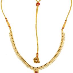KARISHMA KREATIONS Gold Plated Necklace-image-62