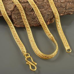 MEMOIR Unisex Brass Gold-Plated Necklace-image-96