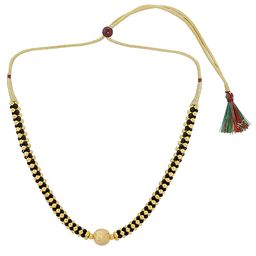 KARISHMA KREATIONS Gold-Plated Mangalsutra-image-47