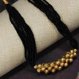 KARISHMA KREATIONS Gold-Plated Kolhapuri Mangalsutra-image-81