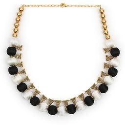 AKSHARA Gold-Plated Choker Necklace-12
