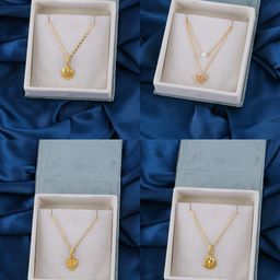 Brandsoon Set Of 4 Brass Gold-Plated Chain-image-3