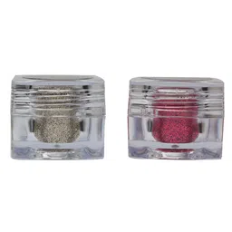 Veoni BELLE 2 Pcs Holographic HD Glitter Eyeshadow 5g Each - Champagne Gold & Dark Pink-14
