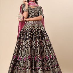 PURVAJA Ready to Wear Lehenga & Unstitched Blouse With Dupatta-56