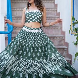 ASPORA Printed Semi-Stitched Lehenga Choli-picture-19