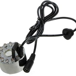 tech-unique Tech-Uniuqe Aluminum Mist Maker Water Fountain Pond Fogger Air Humidifier Atomizer Mini Fog Machine with 12 Color Changing LED Lights image 3