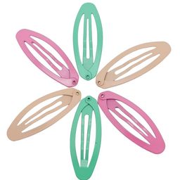 FEMMIBELLA Girls Set of 6 Tic Tac Hair Clips-45