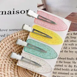 Jewels Galaxy Women Set of 4 Self Design Plastic Alligator Hair Clips-picture-13
